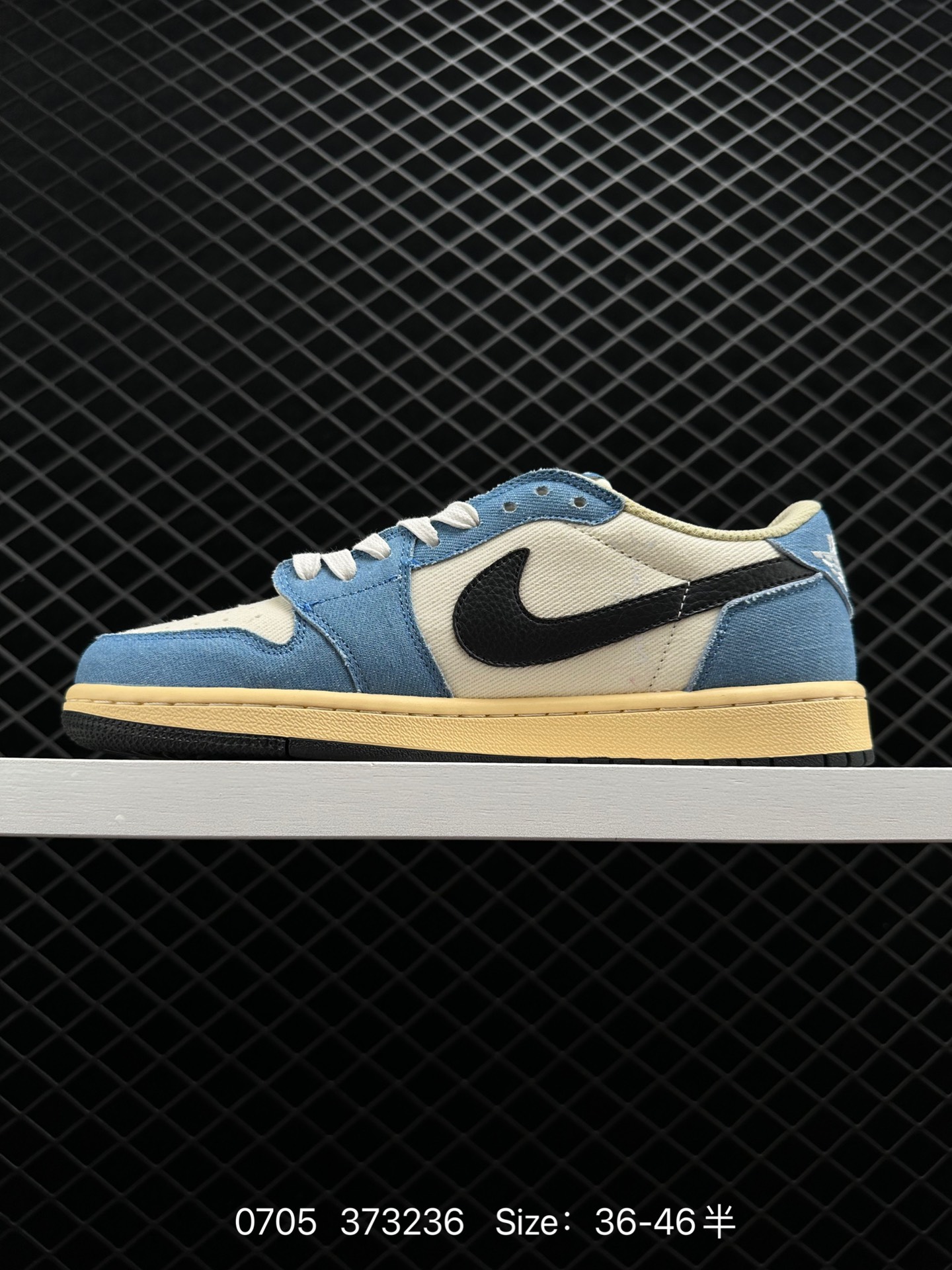 fragment design x Travis Scott x Nike Air Jordan 1 Low OG SP”Black/Green Toe“AJ1